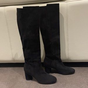 Stuart Weitzman Boots, black suede